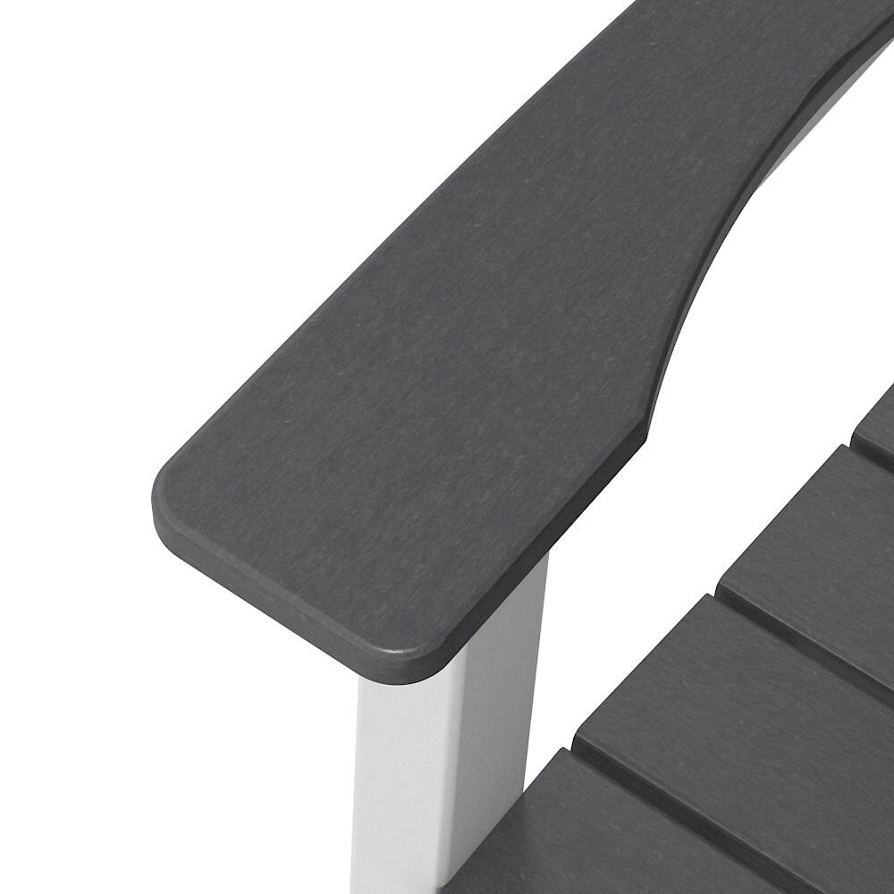 Lakeview Outdoor Designs LV-3311-5 Estatewood 5 Pc Polyresin Bar Set in White - Chair Arm - Detail thumbnail