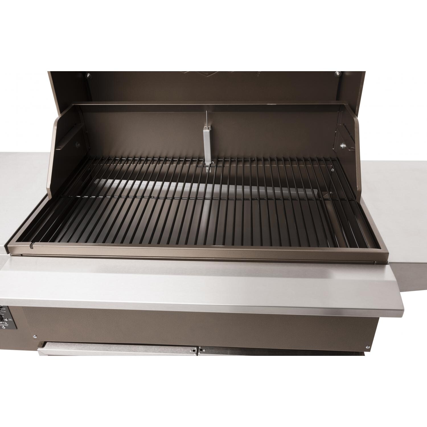 Traeger Select Elite Pellet Grill On Cart - Lid Open thumbnail