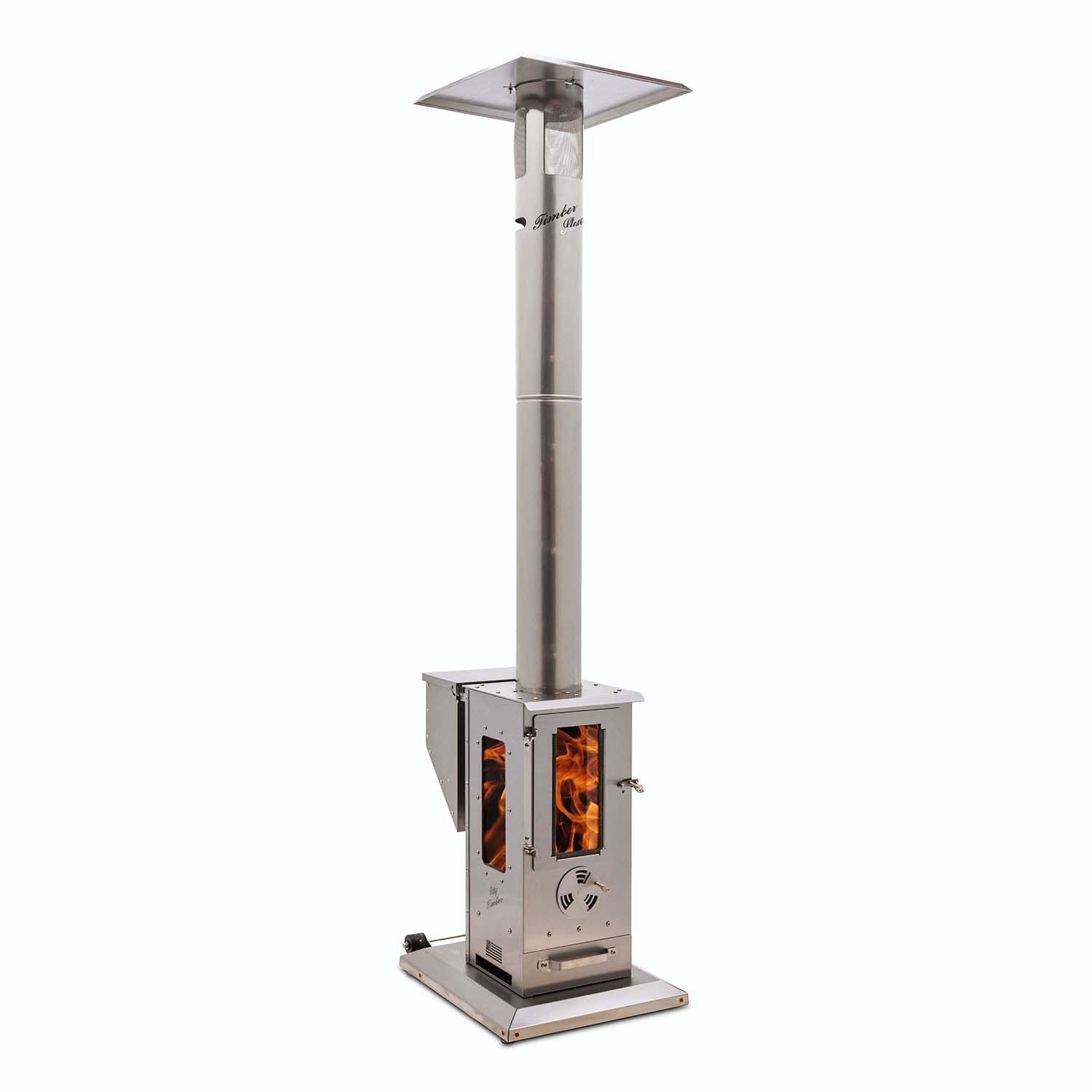 Timber Stoves Big Timber 90000 BTU Pellet Patio Heater Portable