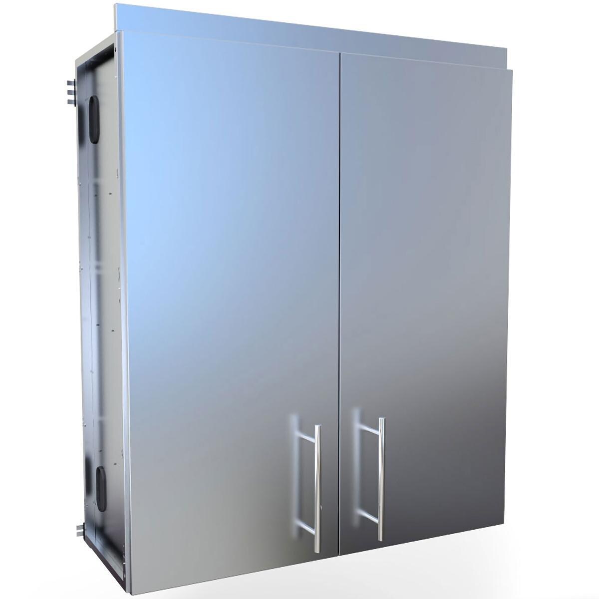 Sunstone 36-in Outdoor Kitchen Double Door Wall Cabinet - SWC36FDD