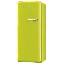 Smeg 9.22 Cu. Ft. Left Hinge Retro Style Refrigerator / Freezer - Lime FAB28ULIL1 image