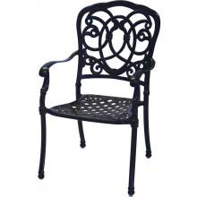 Darlee Florence Cast Aluminum Patio Dining Chair - Mocha image