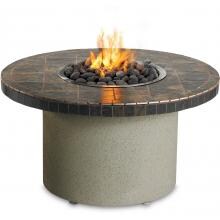 44-Inch Propane Ice N Fire Pit Table - Lynx Sedona - Round - Falcon Gray image
