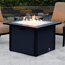 Lakeview Outdoor Designs 36-Inch Square Natural Gas Fire Pit Table W/ 24-Inch Pan and Burner - Anthracite image