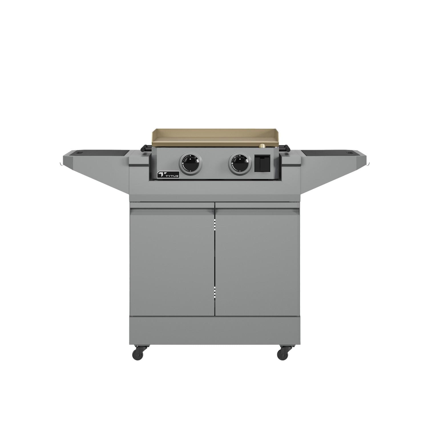 TYTUS Emberwood Propane Griddle w/ Grill and Prep Cart - TDT-CRT-GGRD