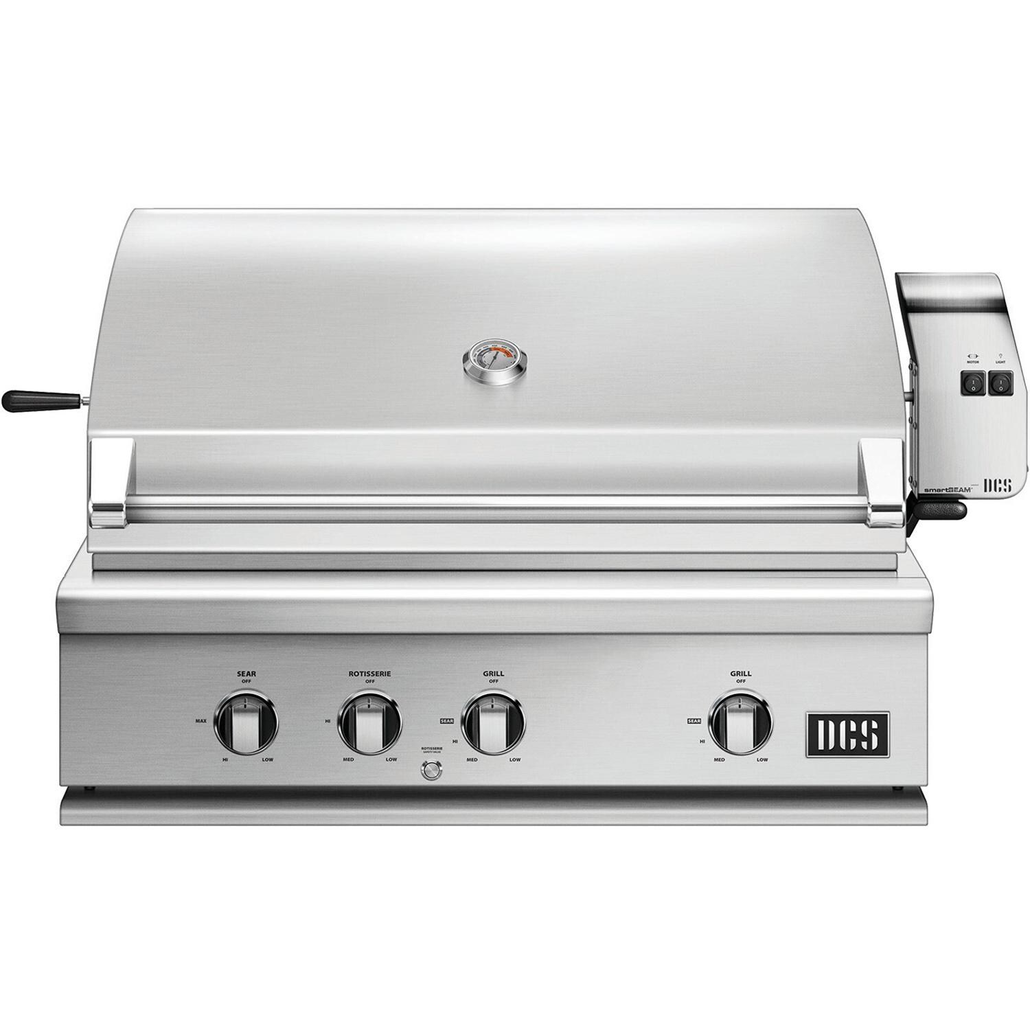 DCS BH1-36RI-N Series 7 36-Inch Built-In Natural Gas Grill With Rotisserie & Infrared Burner thumbnail