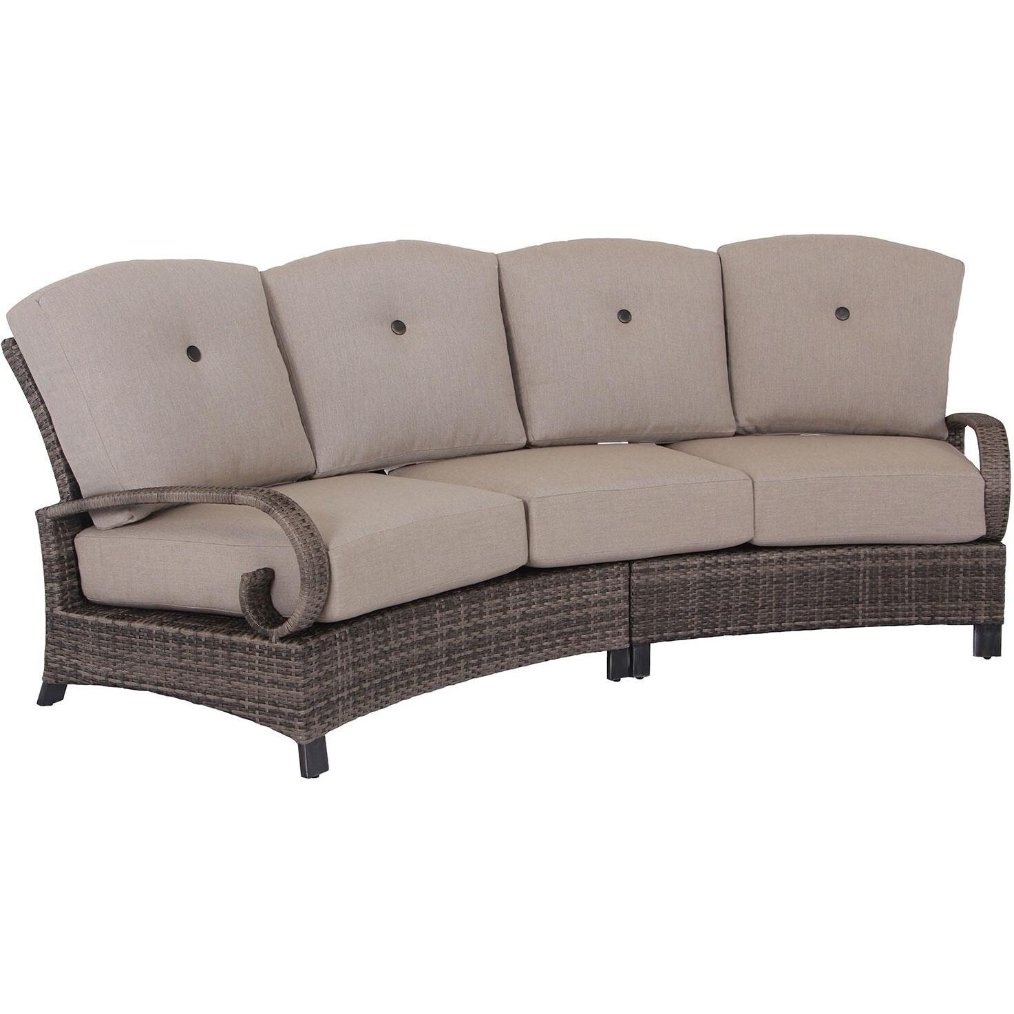 Captiva Isle 3 Person Fully Woven Aluminum Sofa by Lakeview Outdoor Designs