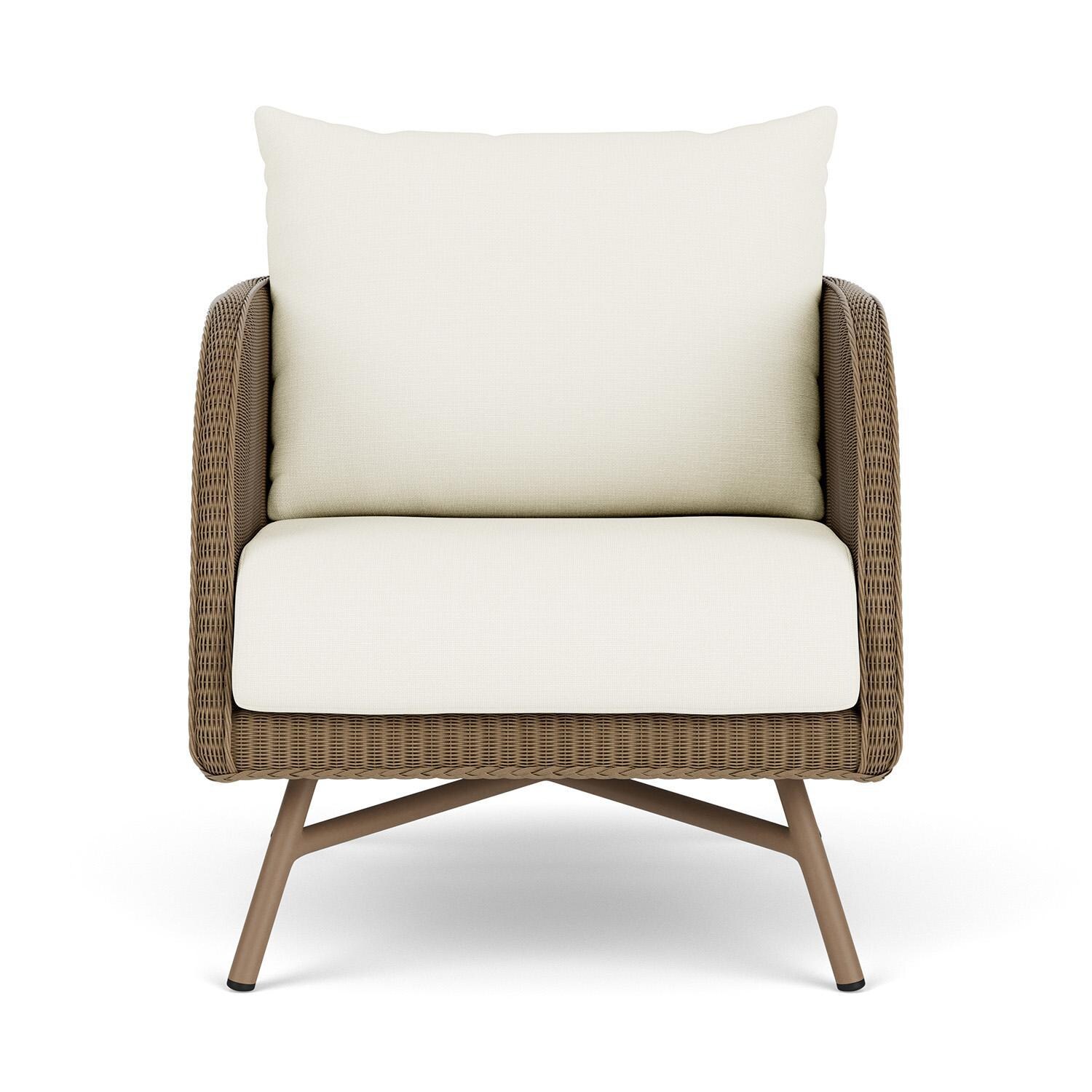 Essence Lloyd Loom Club Chair in Fawn/Sailcloth Salt by Lloyd Flanders