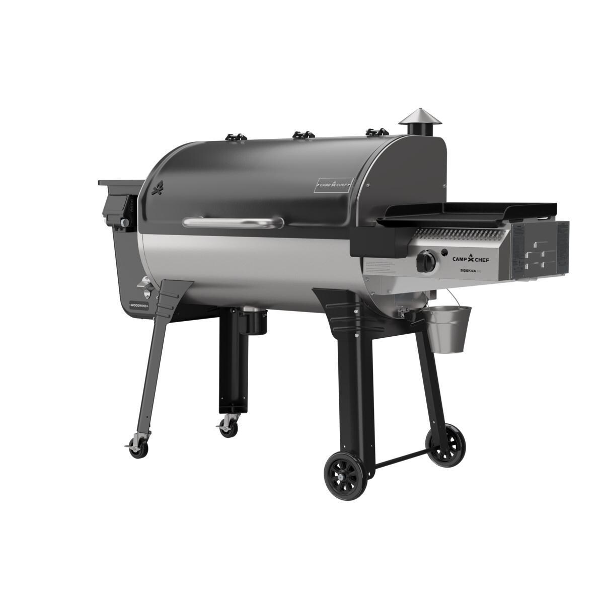 Camp Chef Woodwind SS 36 Pellet Grill With Propane Sidekick Griddle