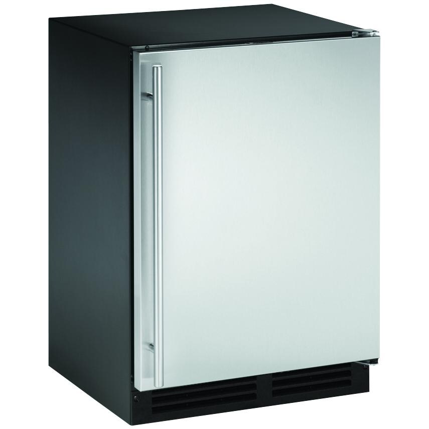 U-Line 5.7 Cu. Ft. Compact Refrigerator / Freezer With Right Hinge - Stainless Steel - 2175RFS