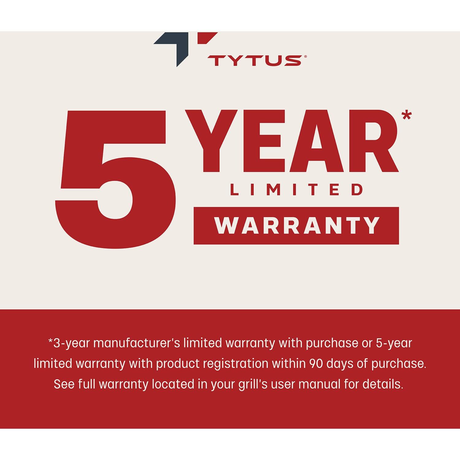 TYTUS TDT-BUN-053 Modular Duo w/ 4-Burner Gas Grill & Gas Pizza Oven - Warranty - Detail thumbnail