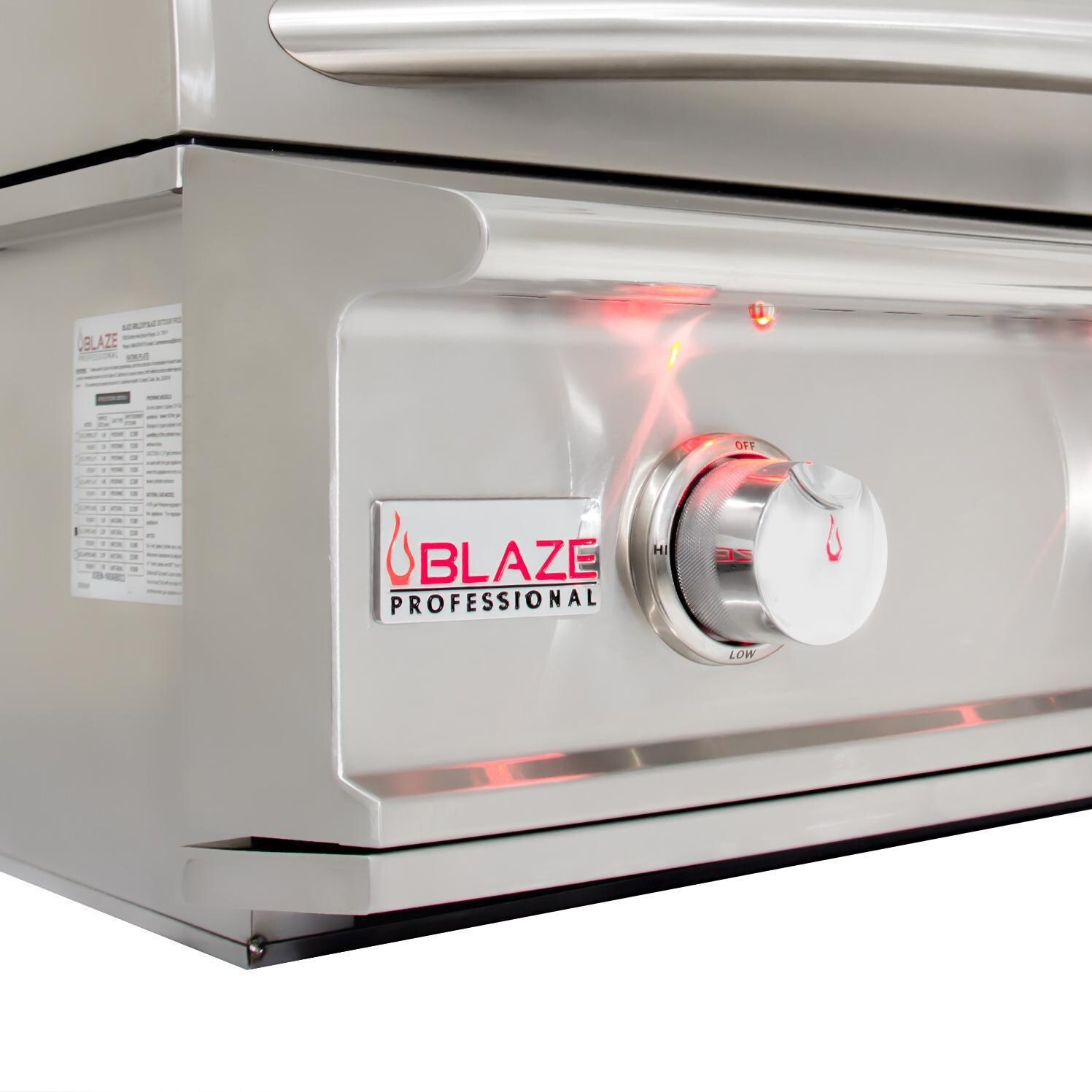 Blaze Professional 34Inch 3Burner Natural Gas Grill With Rear
