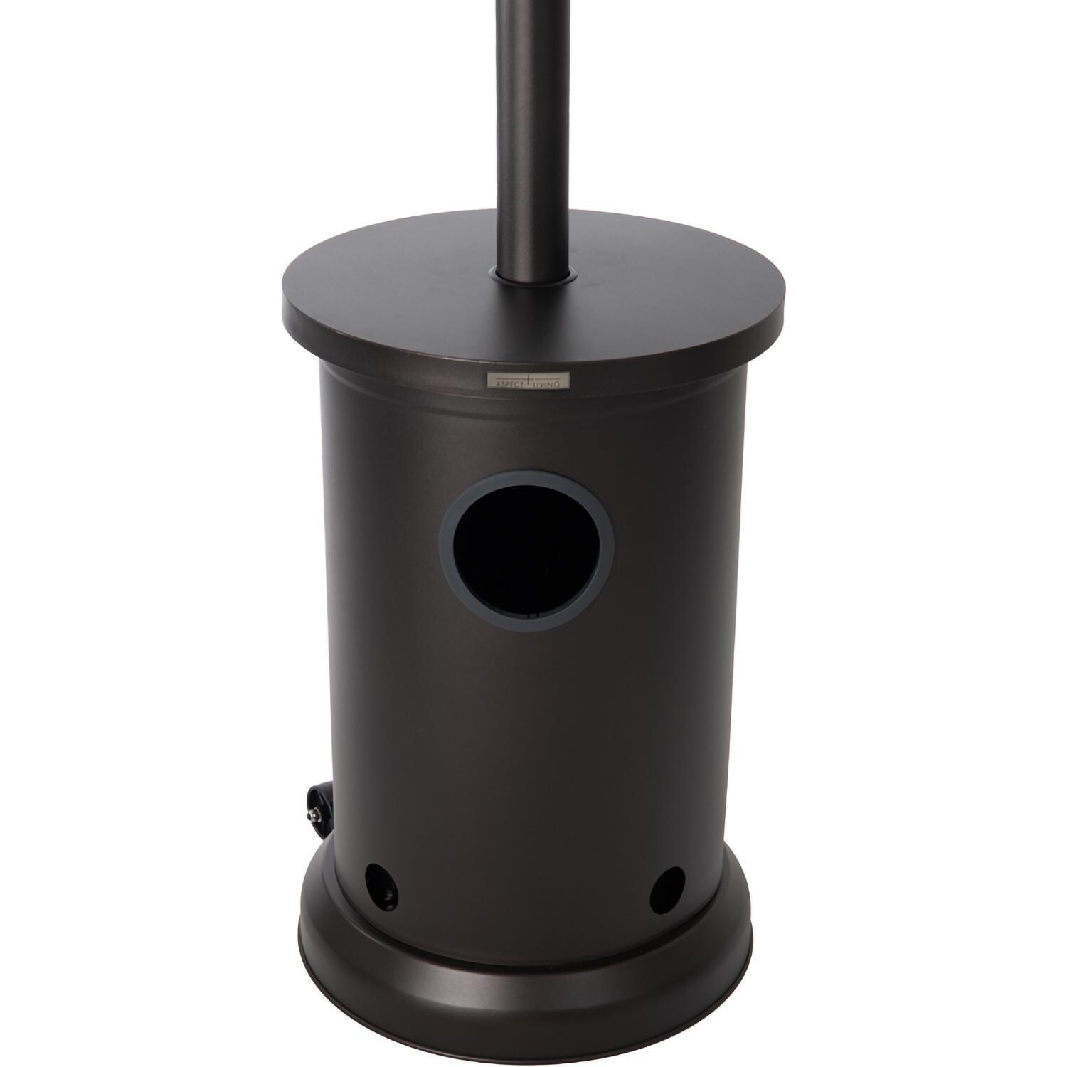 Ultimate Patio SC65264 48,000 BTU Propane Outdoor Patio Heater w/ Table - Mocha - Base - Detail thumbnail