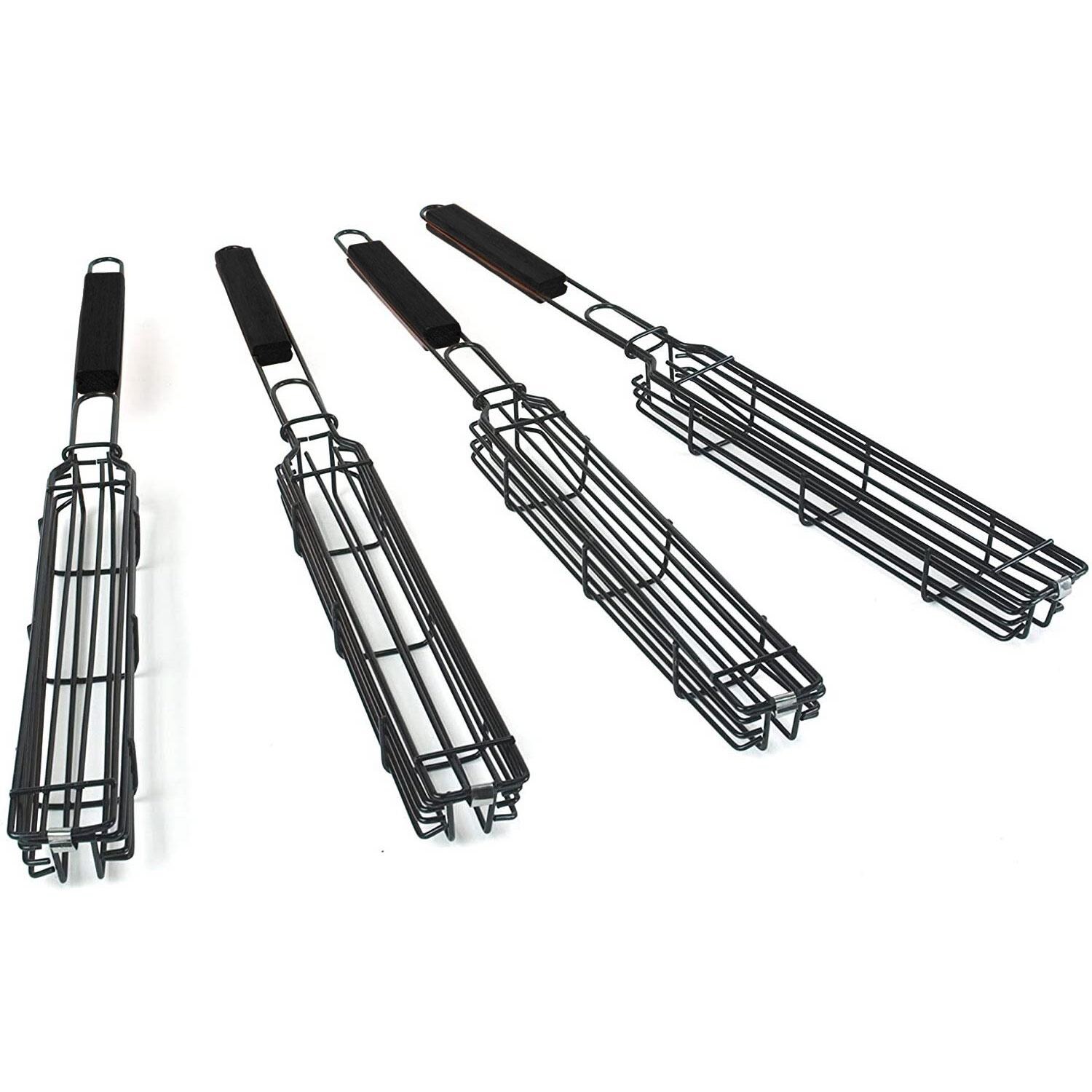 Outset Set of 4 Non-Stick Kabob Grill Basket - Display thumbnail