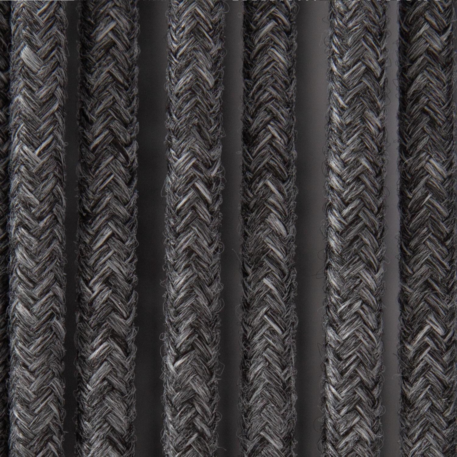 Milano Aluminum & Olefin Rope Adjustable Patio Chaise Lounge in Dupione Celeste w/ Self Welt By Sunset West - Woven Rope - Close Up View - Detail thumbnail