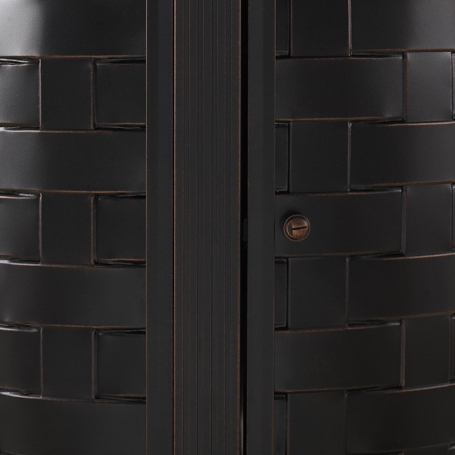 Ultimate Patio 63687-NG Magnolia Way 34-Inch Round Aluminum Natural Gas Fire Pit - Detail thumbnail