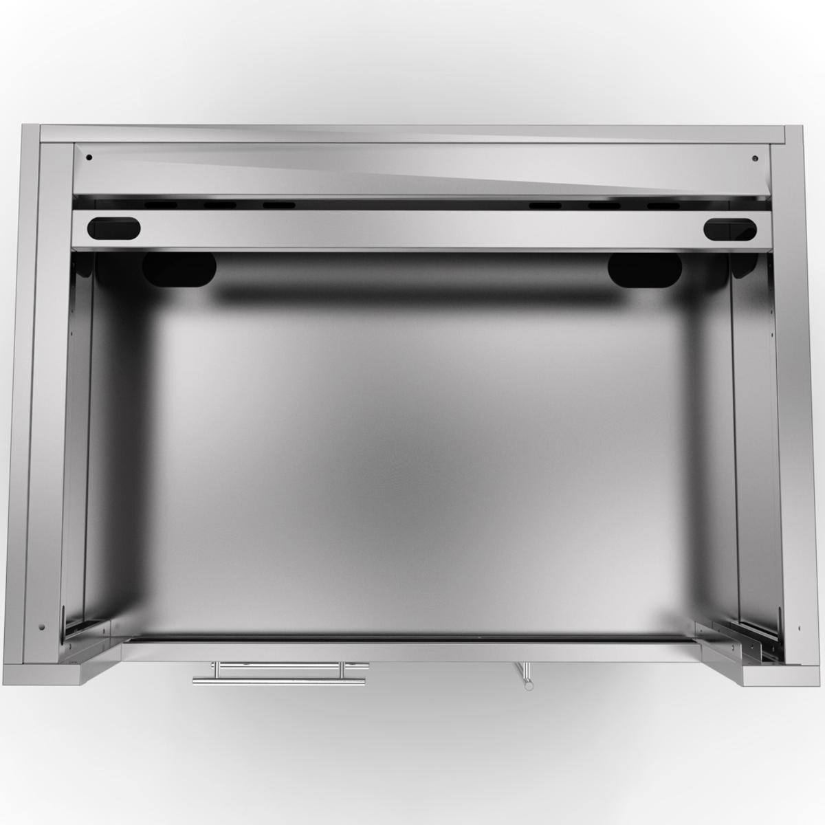 Sunstone SAC40GLPCD 40-in Outdoor Kitchen Gas Grill Cabinet - Overhead View - White Background thumbnail