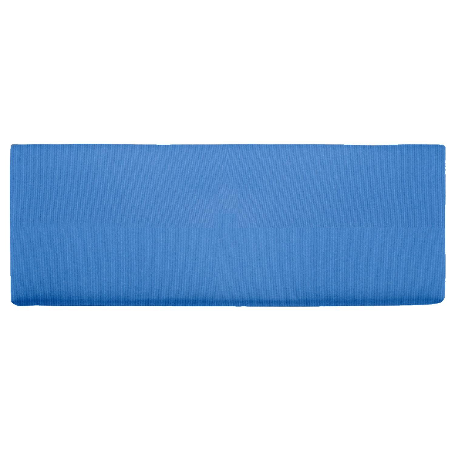 Sunbrella Canvas Capri Large Outdoor Replacement Bench Cushion W/ Knife Edge By UltimatePatio.com thumbnail