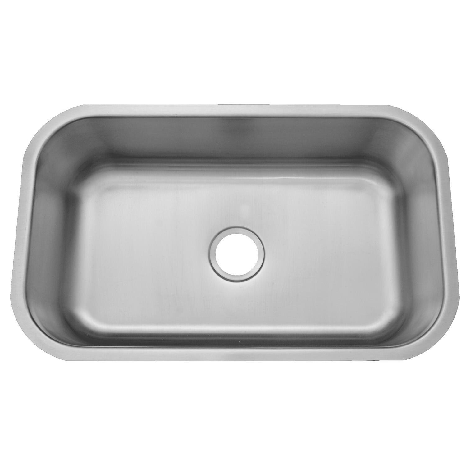 Huntington Brass FA-868 + HBK1823301-J + LI-XD Futura 30 X 18 Stainless Steel Outdoor Sink with Huntington Brass Dual Spray European Style Pull Down Faucet and Strainer Basket - Sink - White Background thumbnail