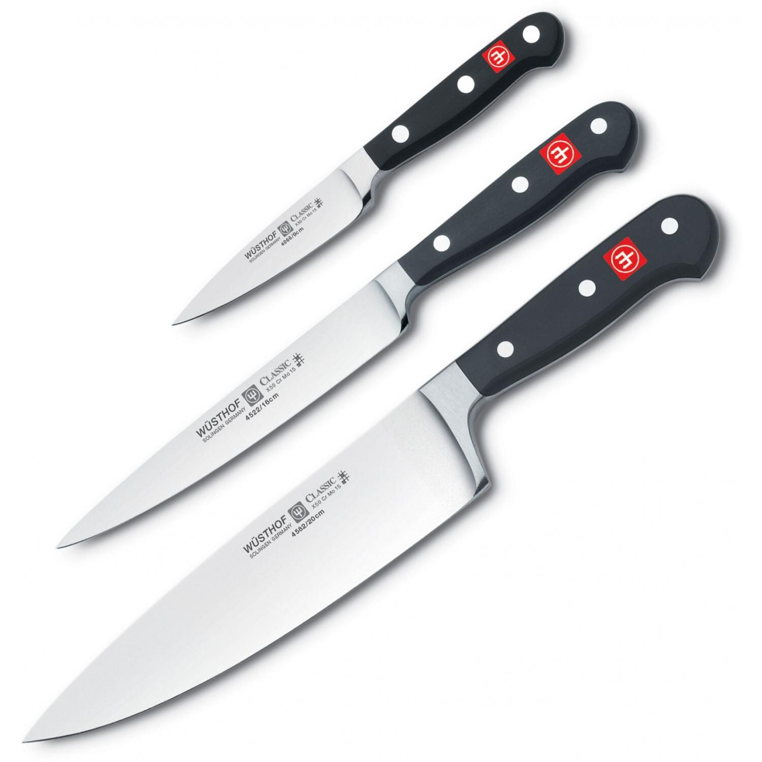 Wusthof Classic 3-Piece Chefs Knife Set thumbnail