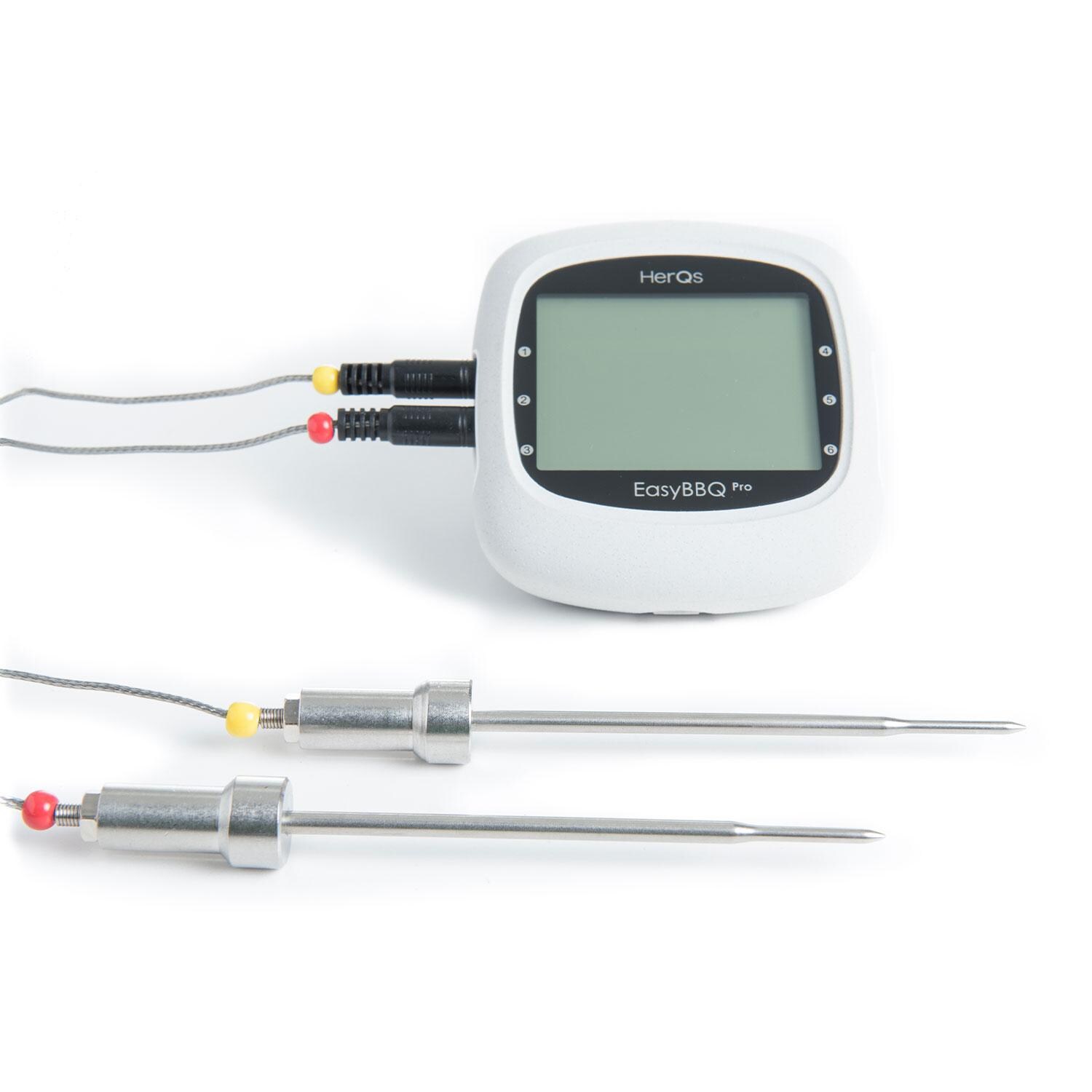 HerQs HERQS001 EasyBBQ Thermometer - Display - White Background thumbnail