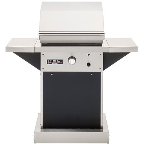 TEC Patio FR 26-Inch Freestanding Infrared Propane Gas Grill On Black Pedestal - PFR1LPPEDB thumbnail