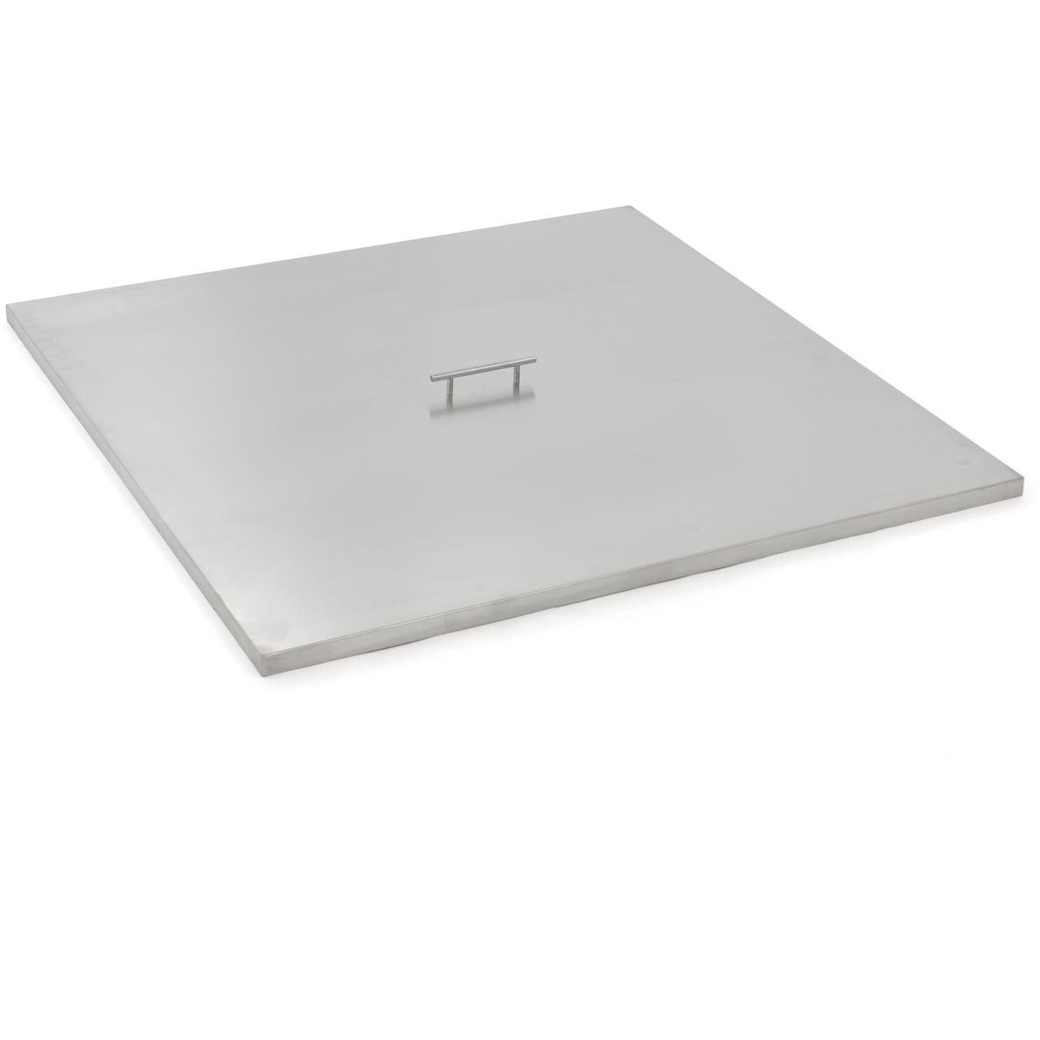 BBQGuys Signature 39-Inch Stainless Steel Burner Lid - Fits 36-Inch Square Fire Pit Pan