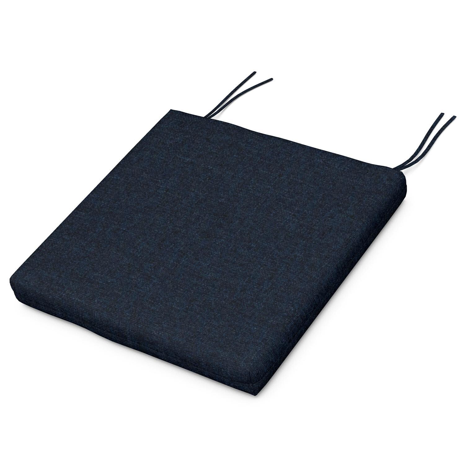 POLYWOOD Outdoor Seat Cushion - 17.5 X 20-Inch - Marine Indigo