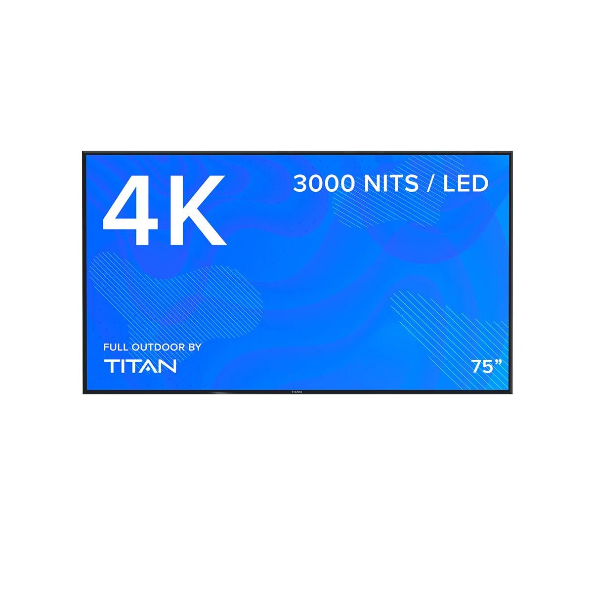 Titan Commercial 75 Inch Full Sun 4K LED Outdoor TV - TC-TT-075