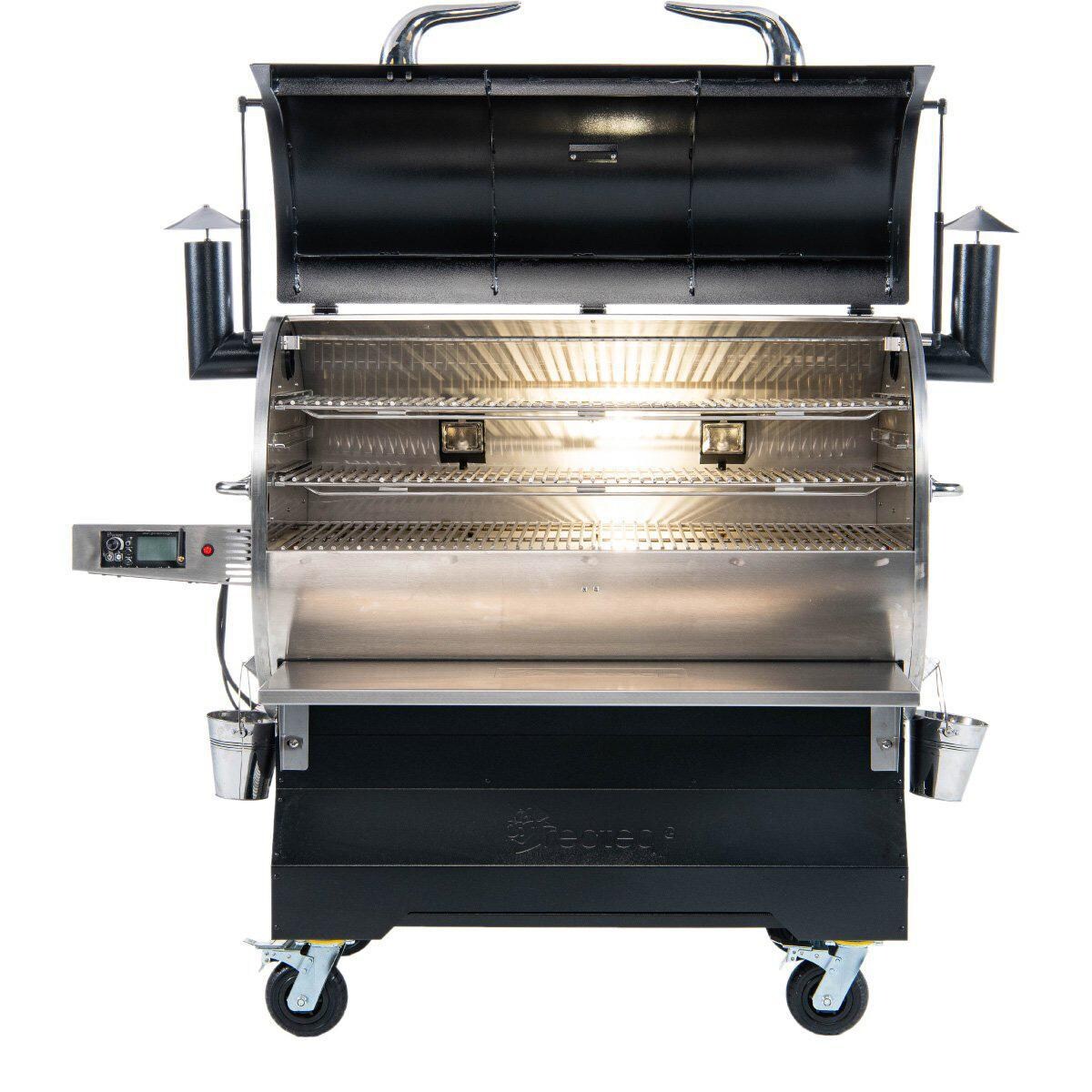 recteq RT-2500 BFG Wood Pellet Grill - Hood Open thumbnail