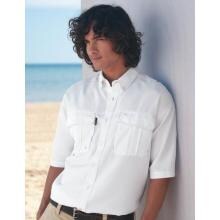 Dri-Duck Angler Short Sleeve Fishing Shirt Large - White image