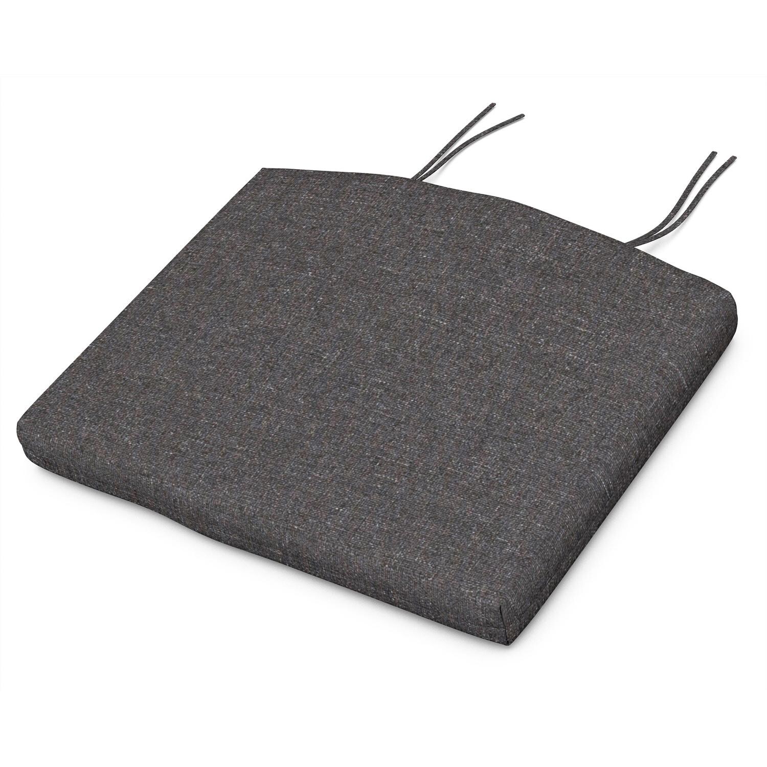 POLYWOOD Outdoor Adirondack Seat Cushion - 18 X 22-Inch - Ash Charcoal thumbnail