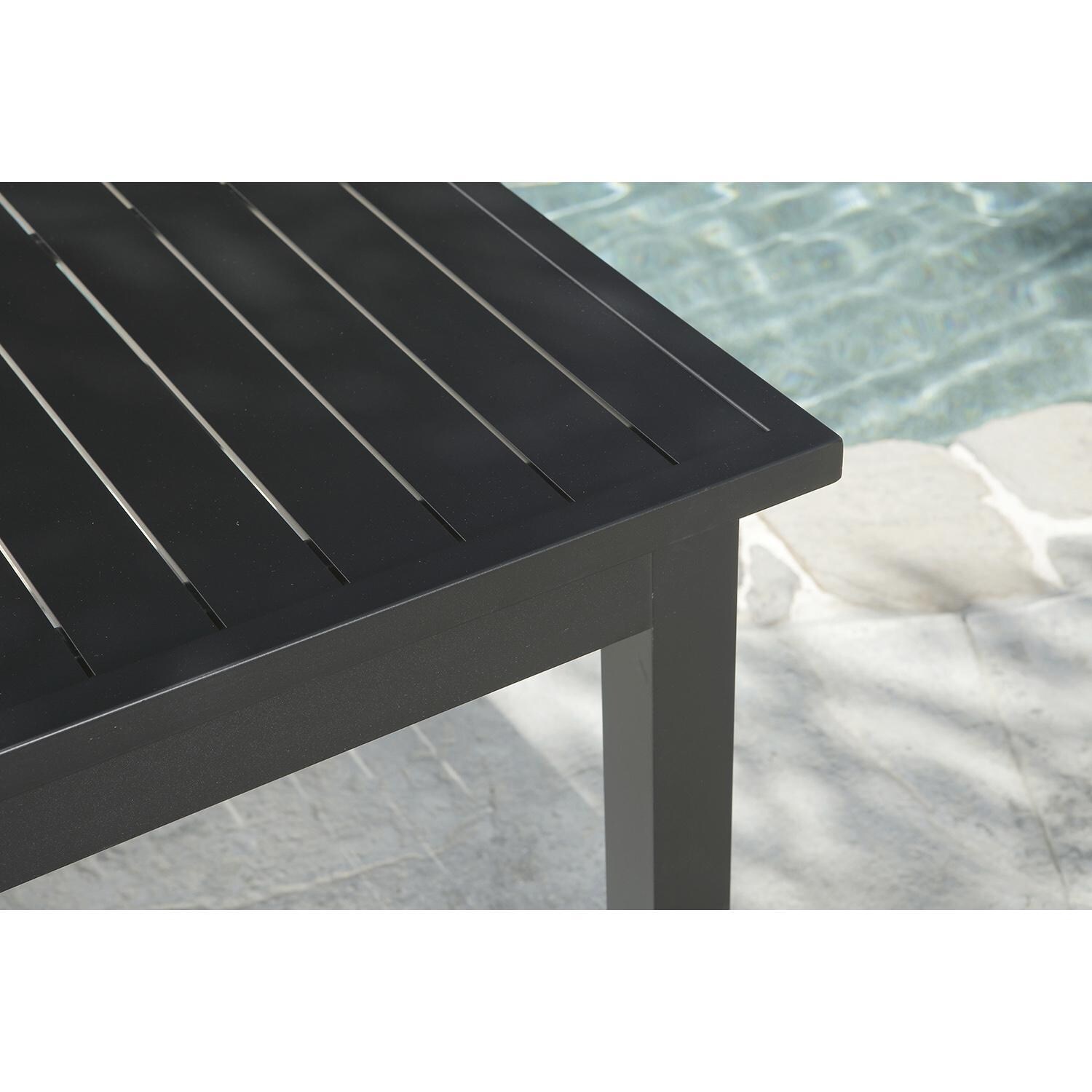 Lakeview Outdoor Designs Tensas 7 Piece Aluminum Patio Dining Set - Patio Dining Table Tabletop Detail thumbnail