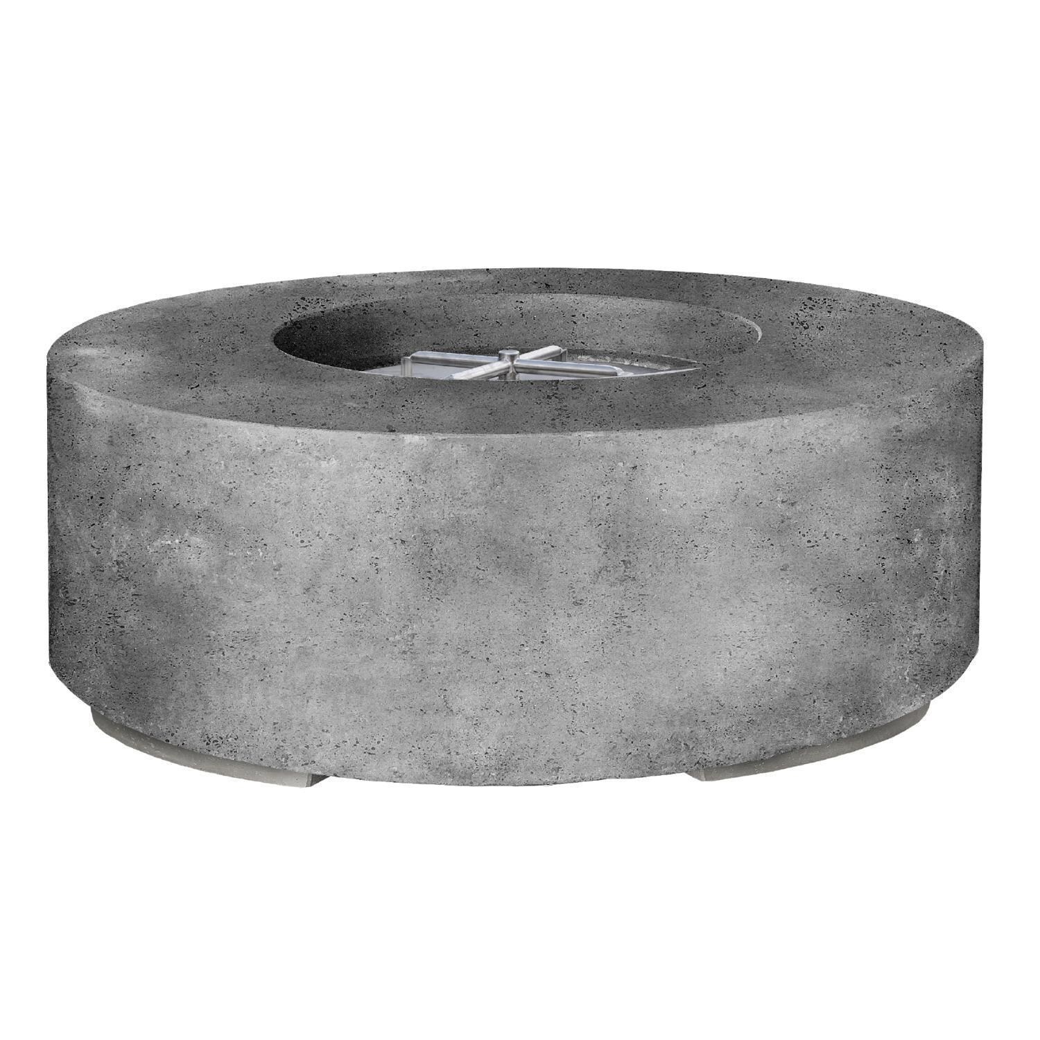 Prism Hardscapes SCPH-418-4NG Rotondo 48-in Natural Gas Round Fire Bowl - Front View - White Background thumbnail