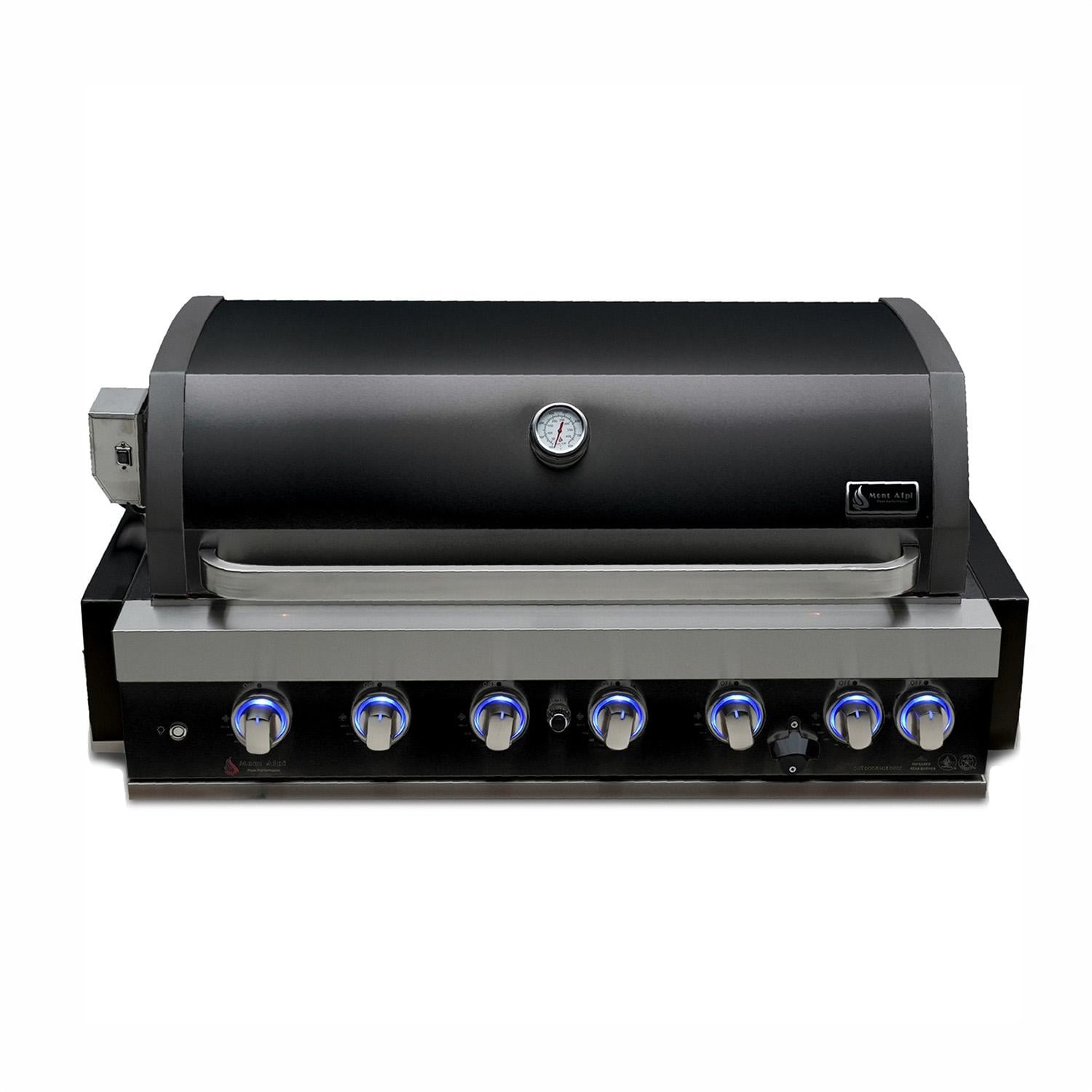 Mont Alpi MABi805-BSS 805 Black Series 44-Inch Built-In Propane Grill - Front  - White Background thumbnail