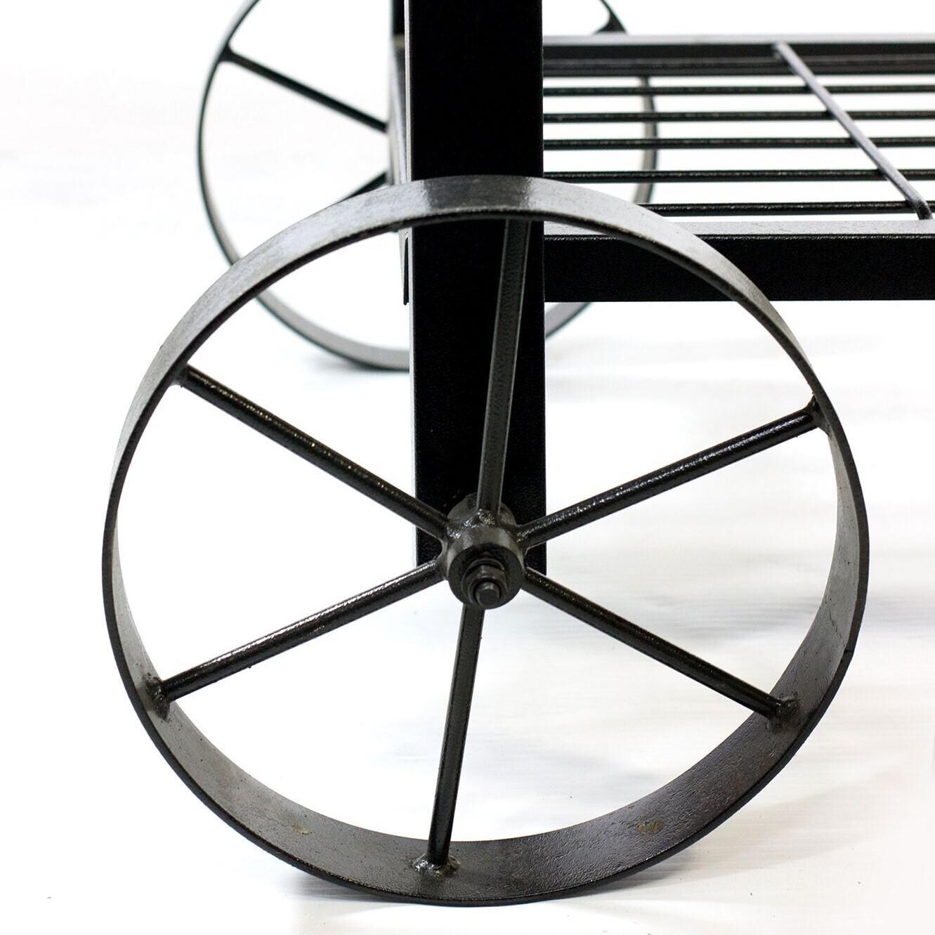 Pit Boss - 72820 - 820 Deluxe Pellet Grill On Cart - Heavy Duty Caster Wheels thumbnail