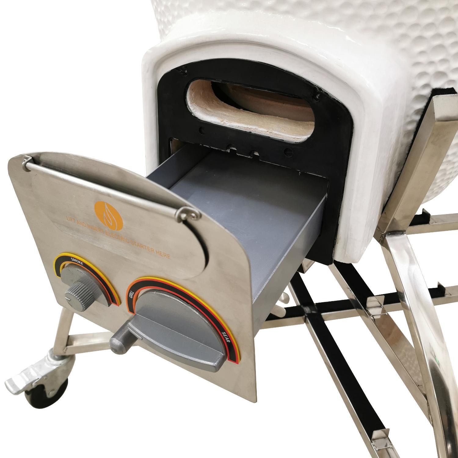 Vision XD-702WC Elite Series Kamado Grill - ProZone Functions As Ash Drawer thumbnail