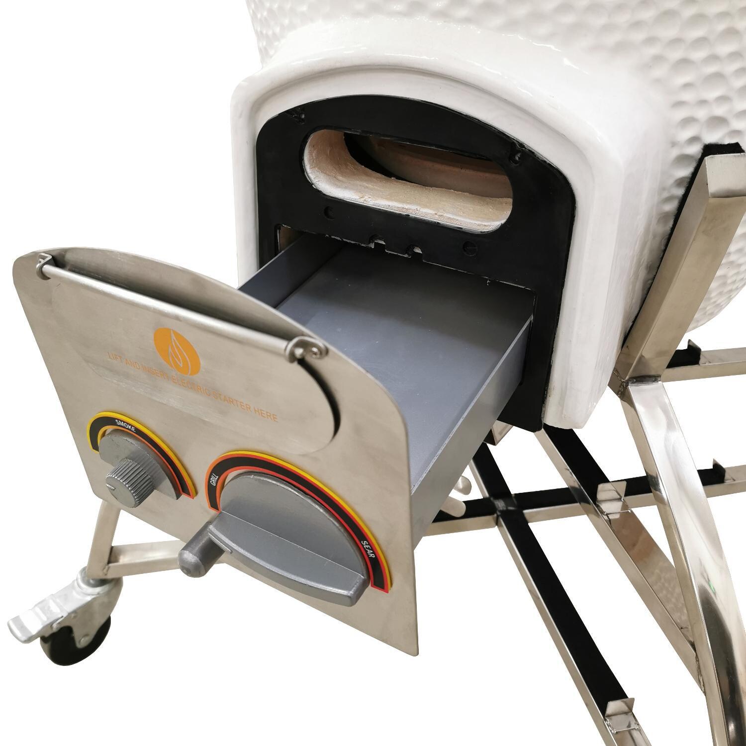 Vision XD-702WC Elite Series Kamado Grill - ProZone Functions As Ash Drawer thumbnail