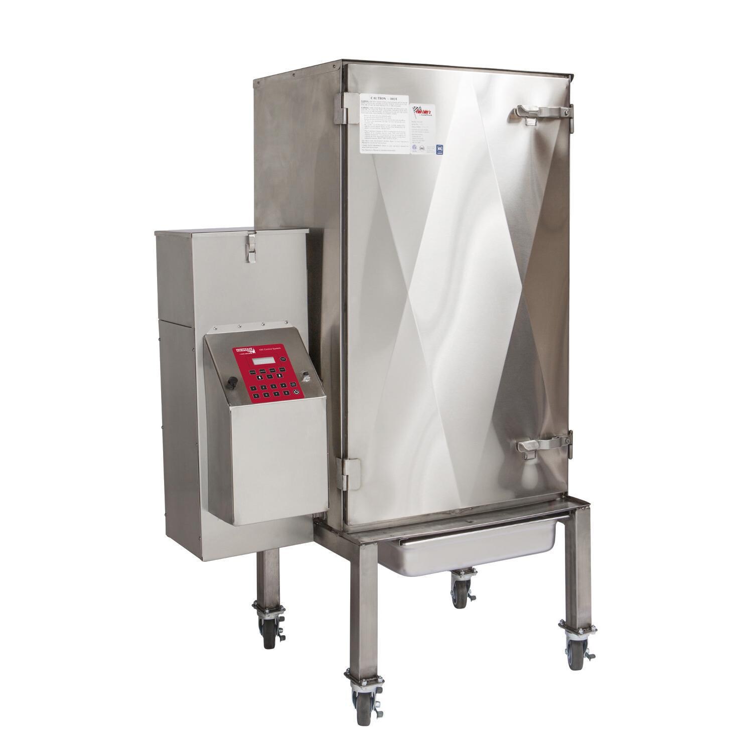 Cookshack FEC100 Fast Eddys By Cookshack Pellet BBQ Smoker - Other Angled View thumbnail