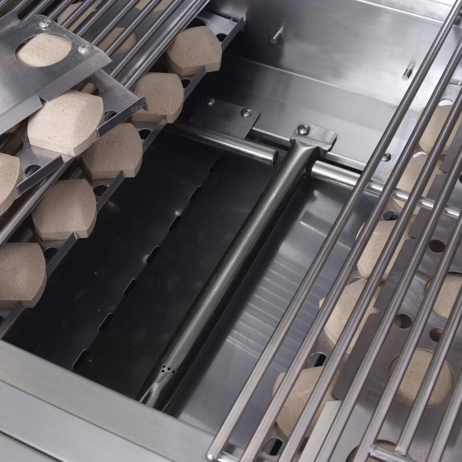 RCS Premier Series RJC40ALLPCK 40-Inch 5-Burner Propane Gas Grill With Rear Infrared Burner & Grill Lights - Burner thumbnail