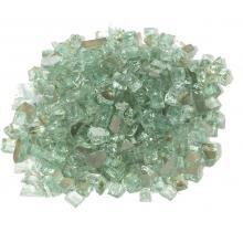 Dagan Industries 1/4-Inch Mint Reflective Fire Glass - 10-Lbs image