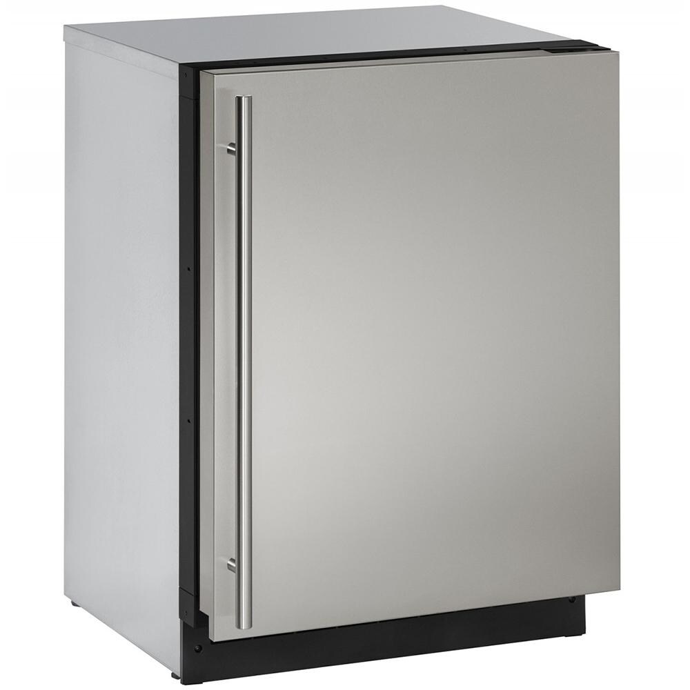 U-Line 2000 Series 24-Inch 4.9 Cu. Ft. Built-In Compact Refrigerator - Stainless Steel - U-2224RS-00B