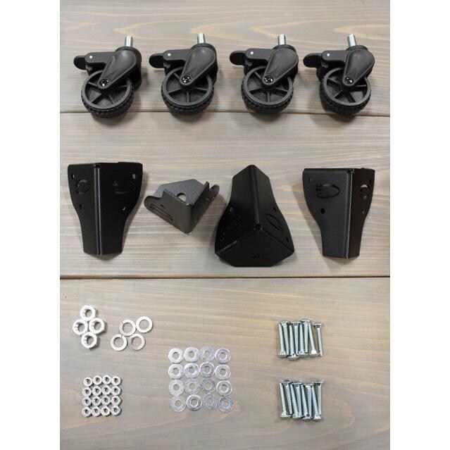 Gourmet Guru Caster / Bracket Set - With Hardware thumbnail