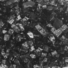 Lakeview Outdoor Designs 1/2-Inch Onyx Black Fire Glass - 10 Pounds