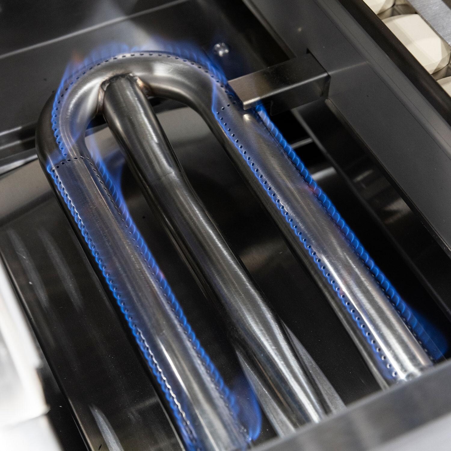 Summerset TRLPRO40 TRL Pro 40-in 4 Burner Built-In Natural Gas Grill w/ Rear Infrared Burner & Rotisserie Kit - Rear Infrared Burners - Detail thumbnail