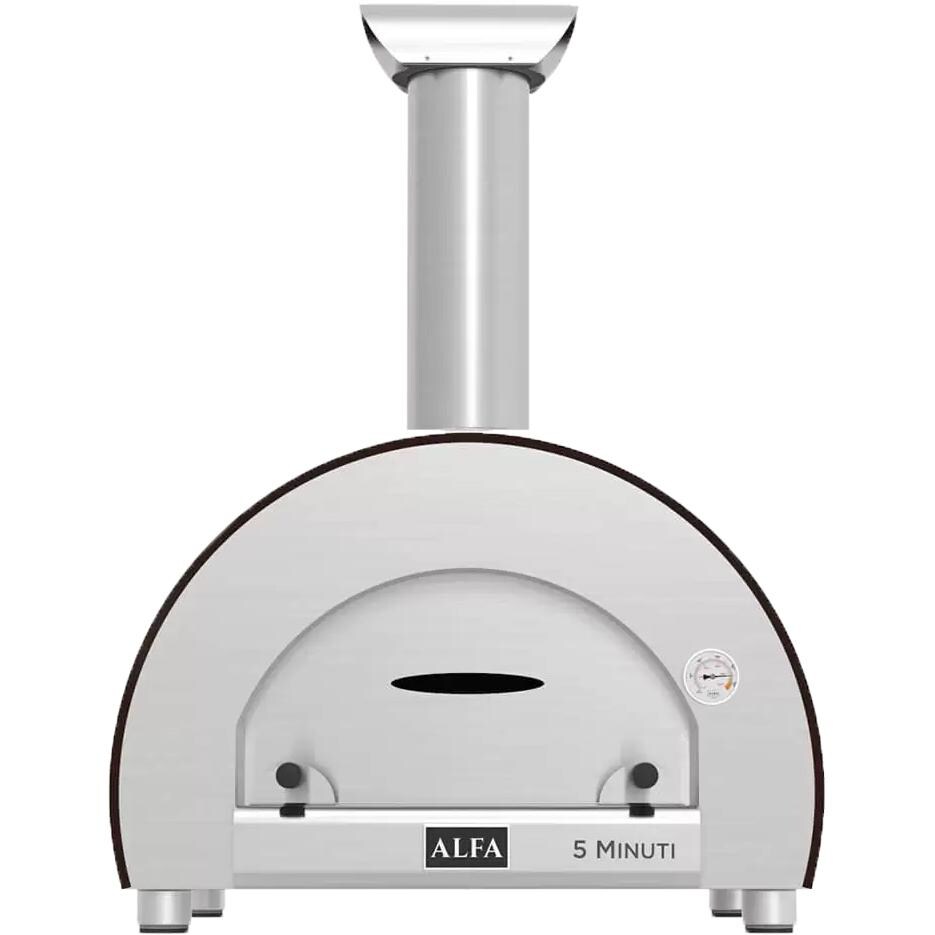 Alfa Pizza 5 Minuti 23-Inch Outdoor Countertop Wood-Fired Pizza Oven - Copper - FX5MIN-LRAM-T thumbnail