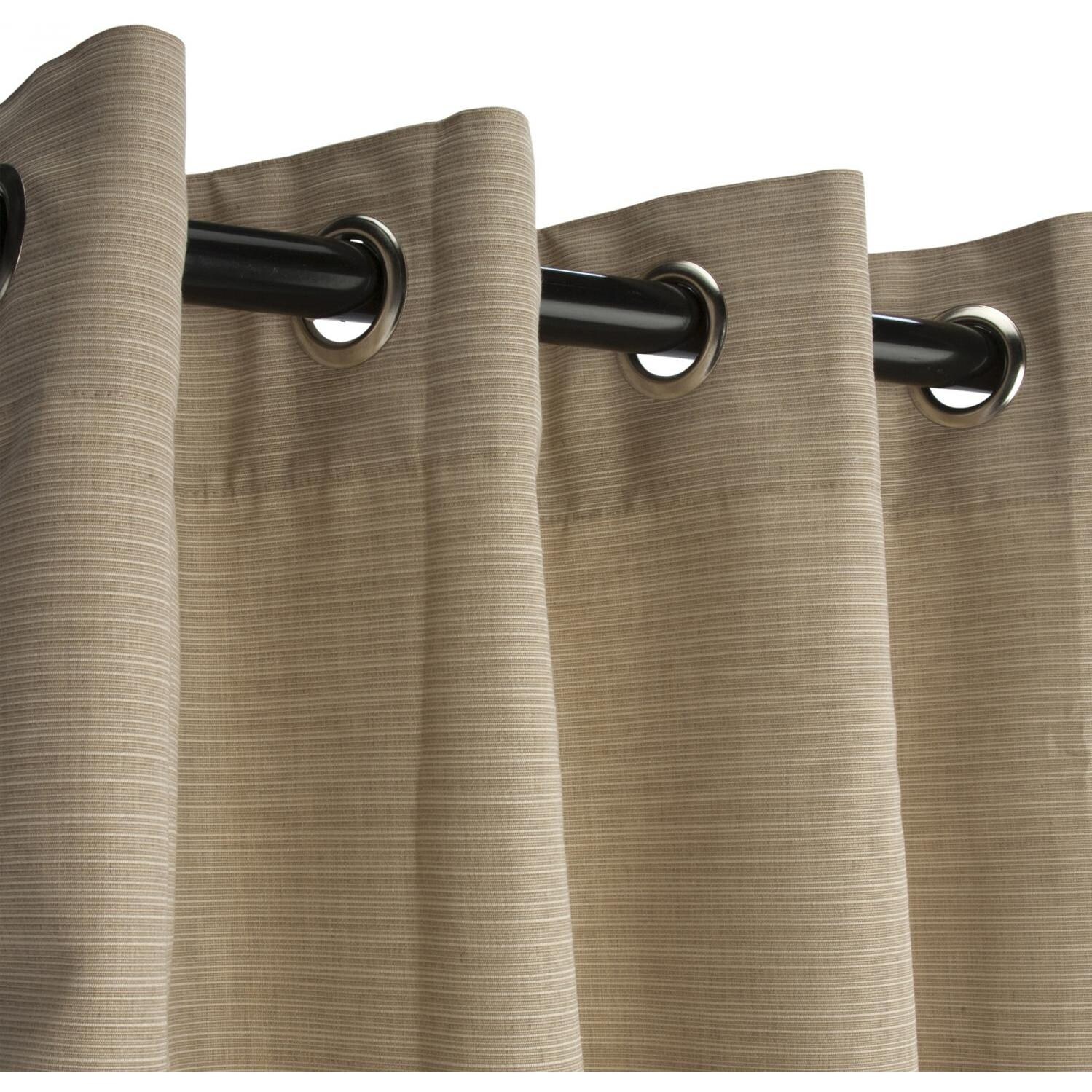 Sunbrella Outdoor Curtain With Grommets By Hatteras Outdoors - 50 X 84