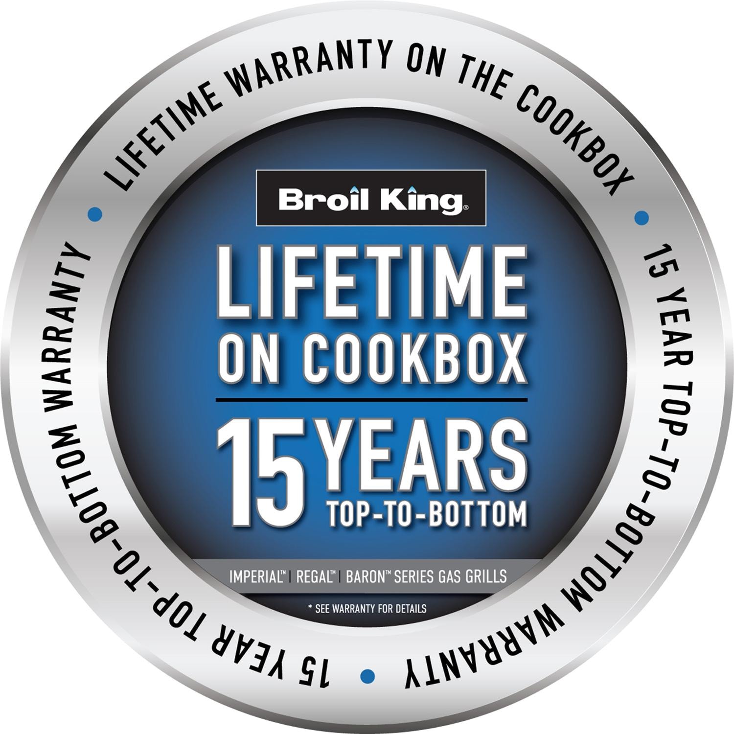 Broil King 688247 Regal Q 590 Pro IR Natural Gas Grill - Warranty - Detail