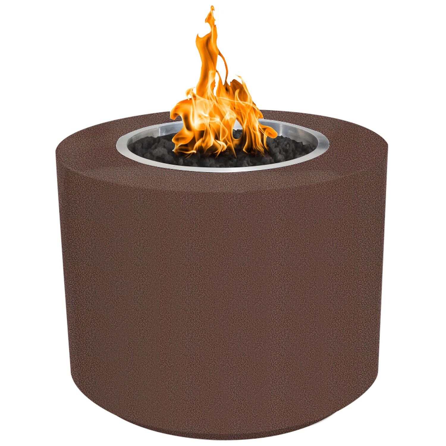 Beverly Round Copper Vein Powder Coated Steel Fire Pit thumbnail