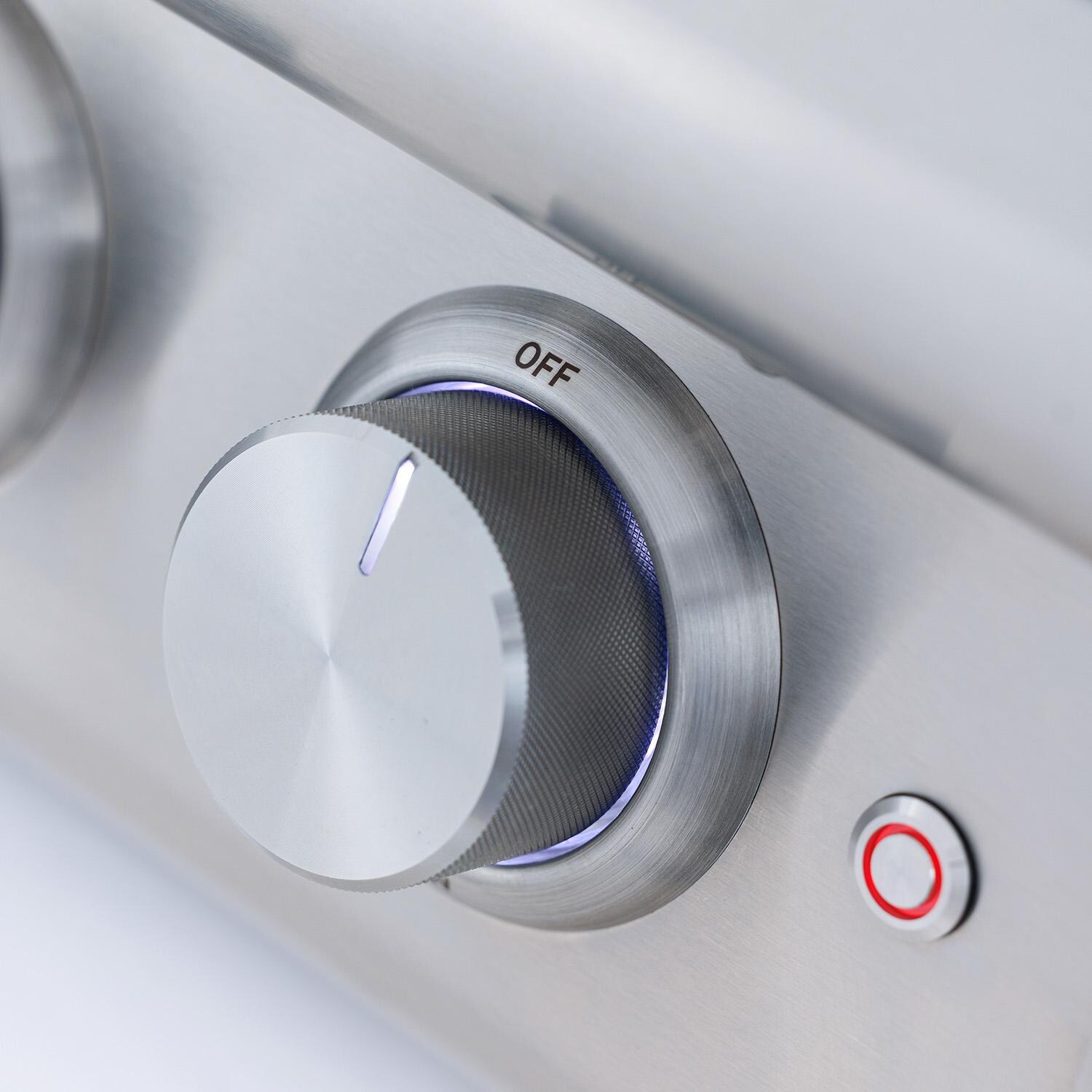 Blaze BLZ-SB2-LTEPLUS-LP LTE+ Built-In Propane Double Side Burner - Control Knob - Detail thumbnail